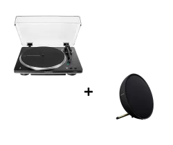 Комплект проигрыватель Audio-Technica AT-LP70XBT и мультирум-колонка Defunc Home Small