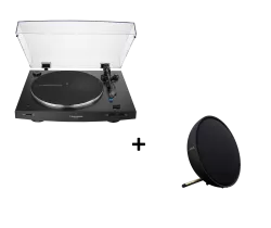 Комплект проигрыватель Audio-Technica AT-LP3XBT и мультирум-колонка Defunc Home Large