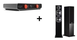 Усилитель звука Volumio Integro и аудиосистема System Audio SA Saxo 40