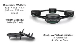 Изоляционная стойка для сабвуферов IsoAcoustics Aperta Sub