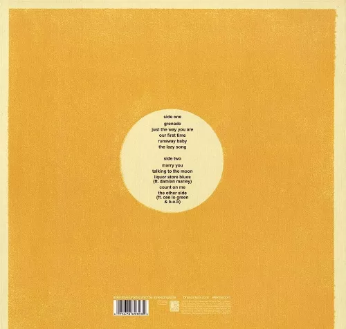 Bruno Mars – Doo-Wops & Hooligans (Orange Vinyl) [LP]
