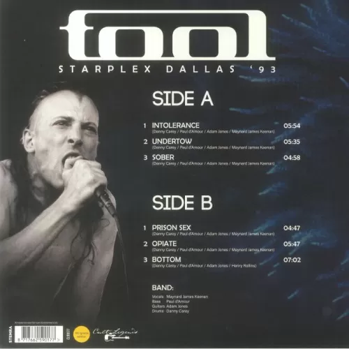 Tool – Starplex Dallas '93 (Unofficial Release) [LP]