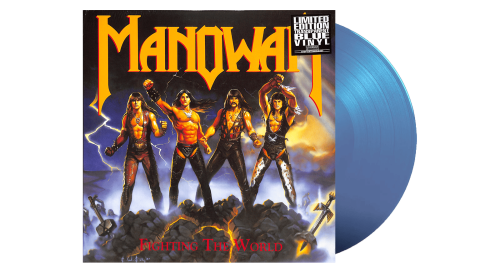 Manowar – Fighting The World (Blue Transparent Vinyl) [LP]