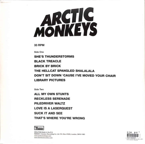 Arctic Monkeys – Suck It And See (LP)